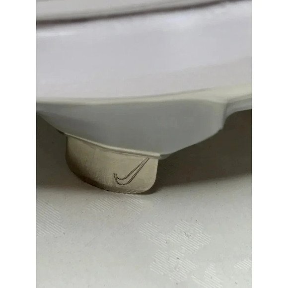 NIKE LUNARLON DRAGON PRO WOMEN'S SOFTBALL CLEATS WHITE GRAY SZ 7 - Picture 9 of 13